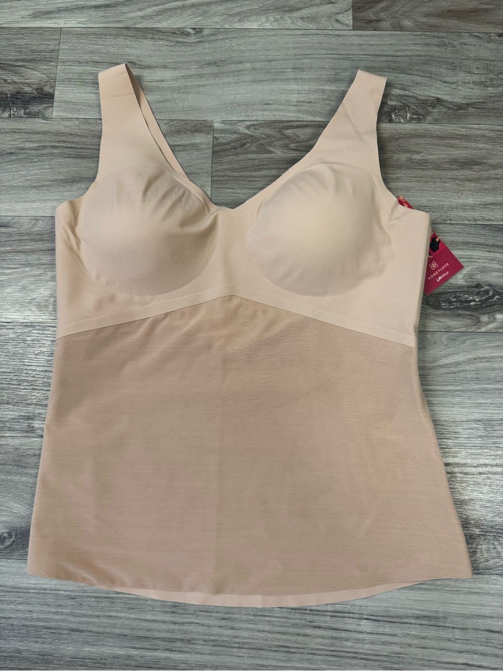 NWT Honeylove LiftWear Tank Shapewear Nude Beige Sand Plus Size 1X